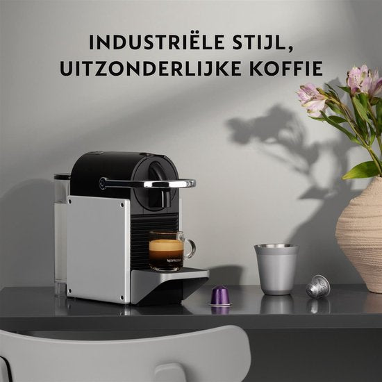 De'Longhi Nespresso Pixie EN127.S - Koffiecupmachine - Zilver