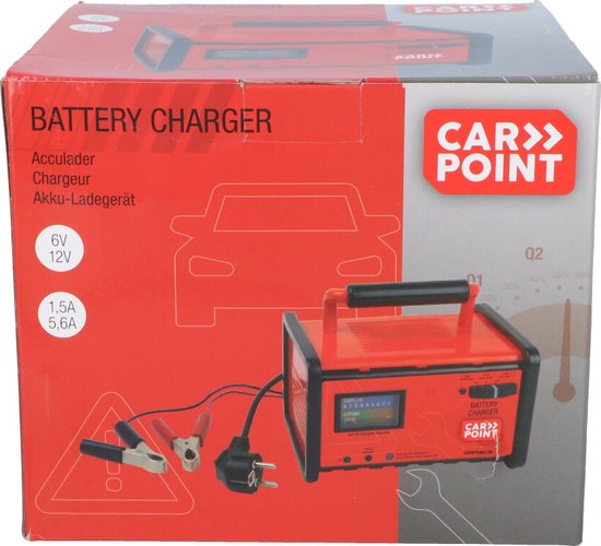 Carpoint Acculader 6-12V | Druppellader voor lood- en gelaccu’s