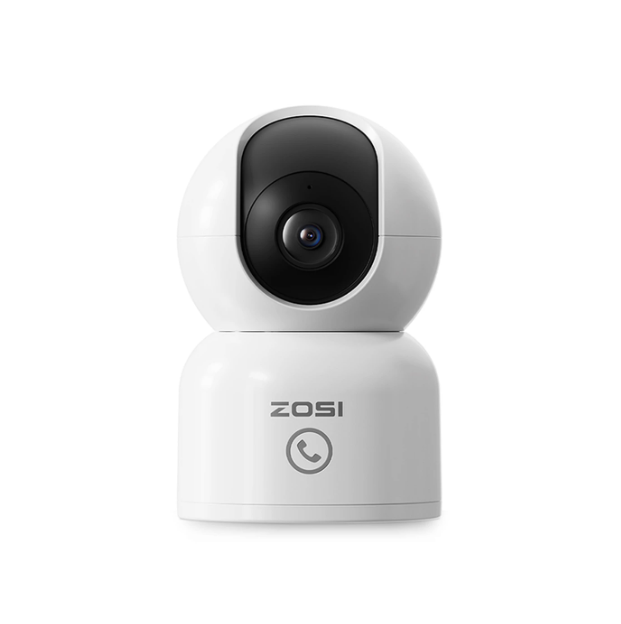 ZOSI Binnencamera - 4 MP 2,5K - Wi-Fi - 360° Draaibaar - Bewegingsdetectie - Nachtzicht - Tweeweg-audio - Appbediening