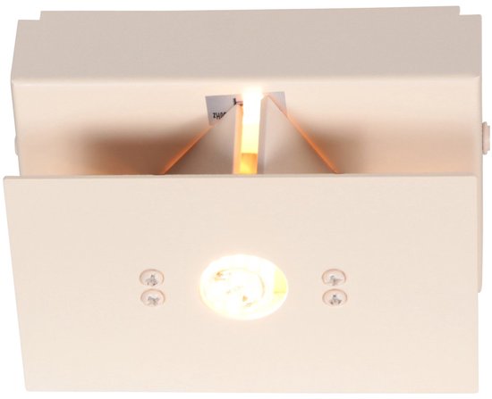 Muro 3365CR wandlamp – crème, modern ontwerp, 13x7,5x9 cm, Steinhauer, ideaal voor kleinere ruimtes en dimbaar met G9 fitting