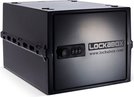 Lockabox One™ Opbergbox met Cijferslot - Afsluitbare Medicijnkast - Polycarbonaat Kluis - Koelkast en Diepvries Proof - 10,5 Liter - 31 x 21 x 17 cm