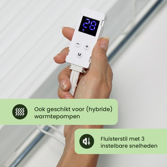 SpeedComfort Radiator Ventilator Duo Set – Bespaar Tot 22% Energie – Sneller Verwarmen – Fluisterstil