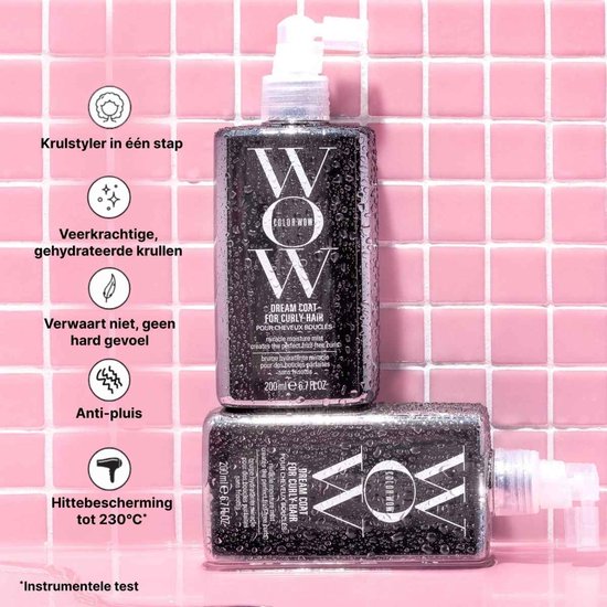 Color Wow Dream Coat for Curly Hair - Pluisvrij en gedefinieerde krullen - 200 ml