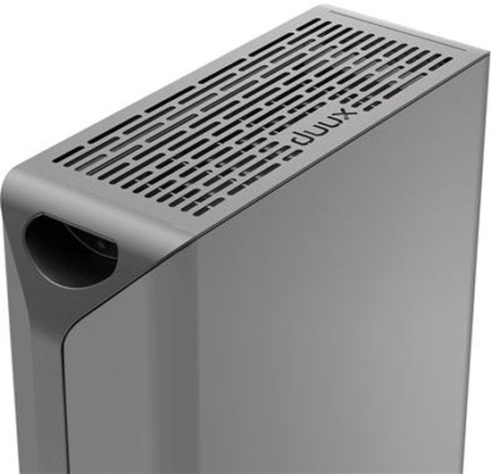 Duux – Edge Smart Olieradiator – 1500W – Grijs Staal – Met App-besturing & Timer – Voor Ruimtes tot 20 m² – Geruisloos & Energiezuinig – Modern Design