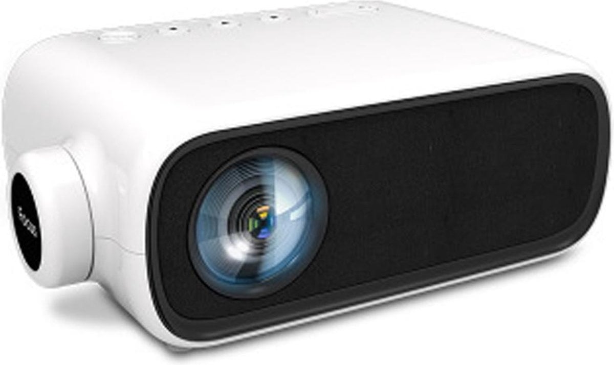 Fuegobird Mini Beamer Projector - Pocket Beamer YG280 - Draagbaar - LED - Ondersteuning van 1920*1080 - Wit
