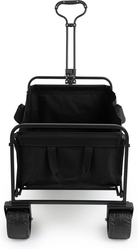 909 Outdoor Bolderkar - Opvouwbaar - Max laadvermogen 80 KG - 100x57x99cm - Zwart