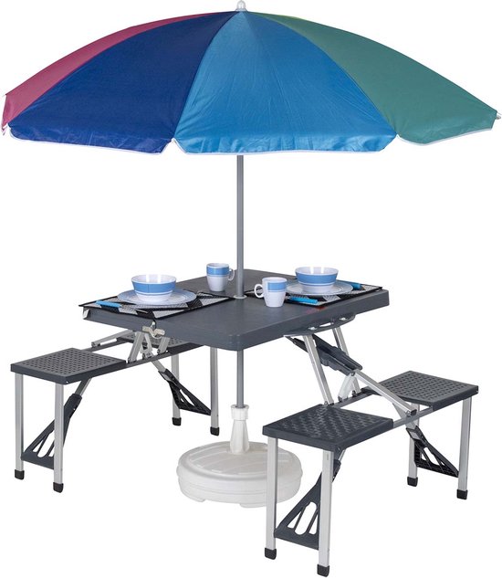 Bo-Camp - Picknicktafel - Basic - Inklapbaar