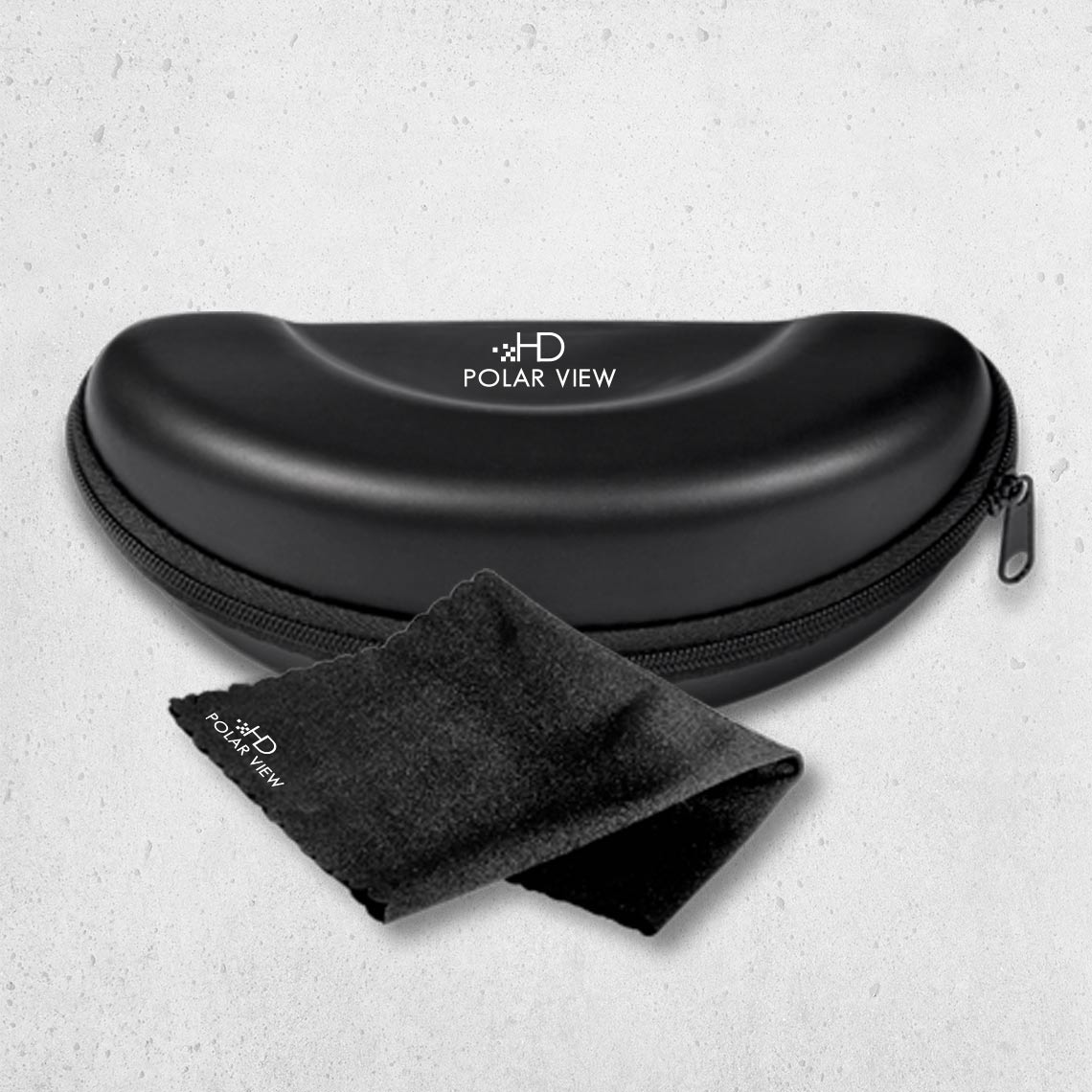 HD Polar View Hardcase - Brillenkoker met Microvezel Reinigingsdoek