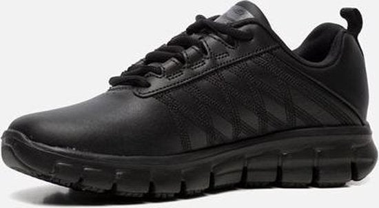 Skechers Work Relaxed Fit sneakers zwart Leer - Dames