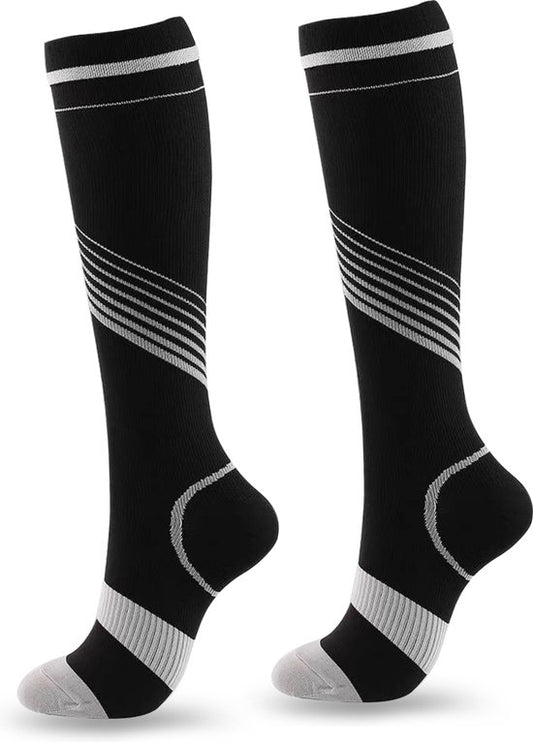 Roegaarden compressie sokken - compressiekousen - Steunkousen - Maat 35-39 - Zwart