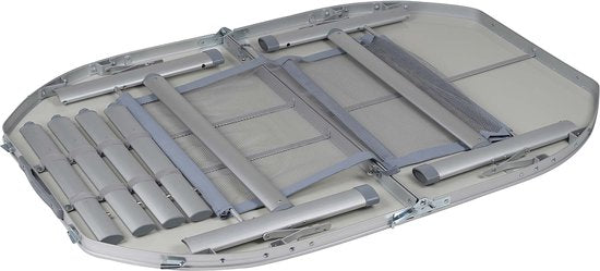 Bo-Camp - Tafel - Premium - Ovaal - Koffermodel - 120x80 cm