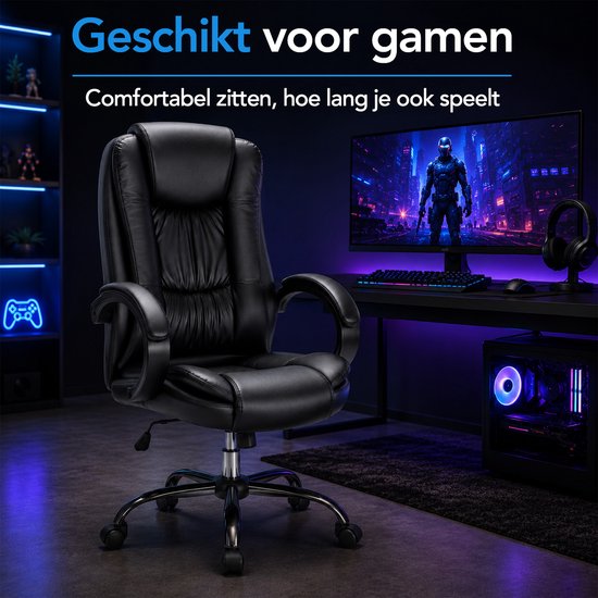Infinity Goods Ergonomische Bureaustoel - Office Chair - Verstelbaar - 4D Lendensteun & Mesh - Tot 150kg - NEN-EN1335 - Zwart