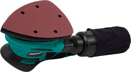 VONROC Accu Schuurmachine 12V - Incl. Accu, usb-c kabel en schuurpapier