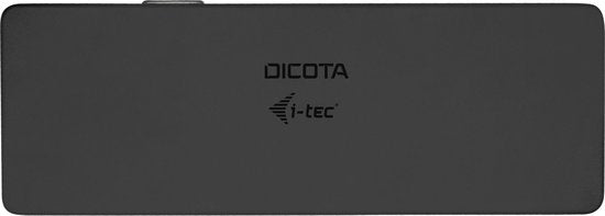 Dicota D31950 notebook dock & poortreplicator Bedraad USB Type-C Zwart
