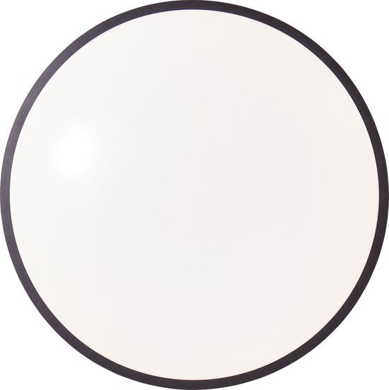 Brilliant Heida Plafondlamp – Ø 49 cm – LED Ingebouwd – Dimbaar & RGB – Zwart