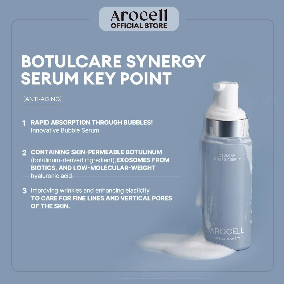 Arocell Botulcare Pore Ampoule - Hydraterend gezichtsserum - 30 ml