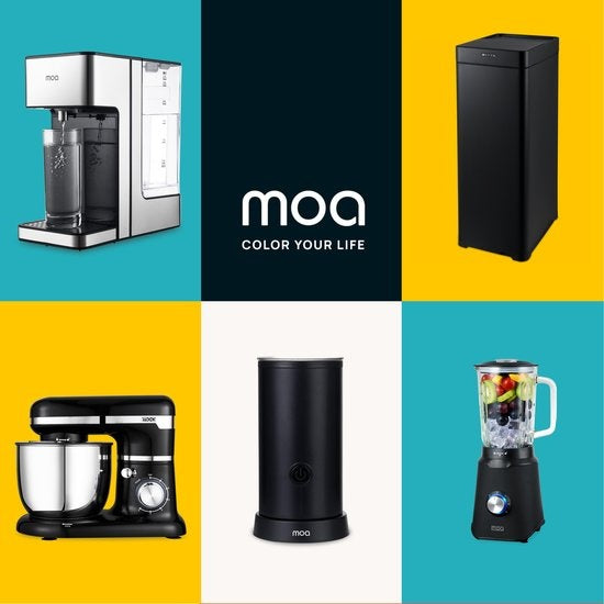 MOA Sensor Prullenbak - 50 liter - RVS & duurzaam ABS - Geruisloze deksel - Vertraagd sluiten modus - Zwart - SB50VB