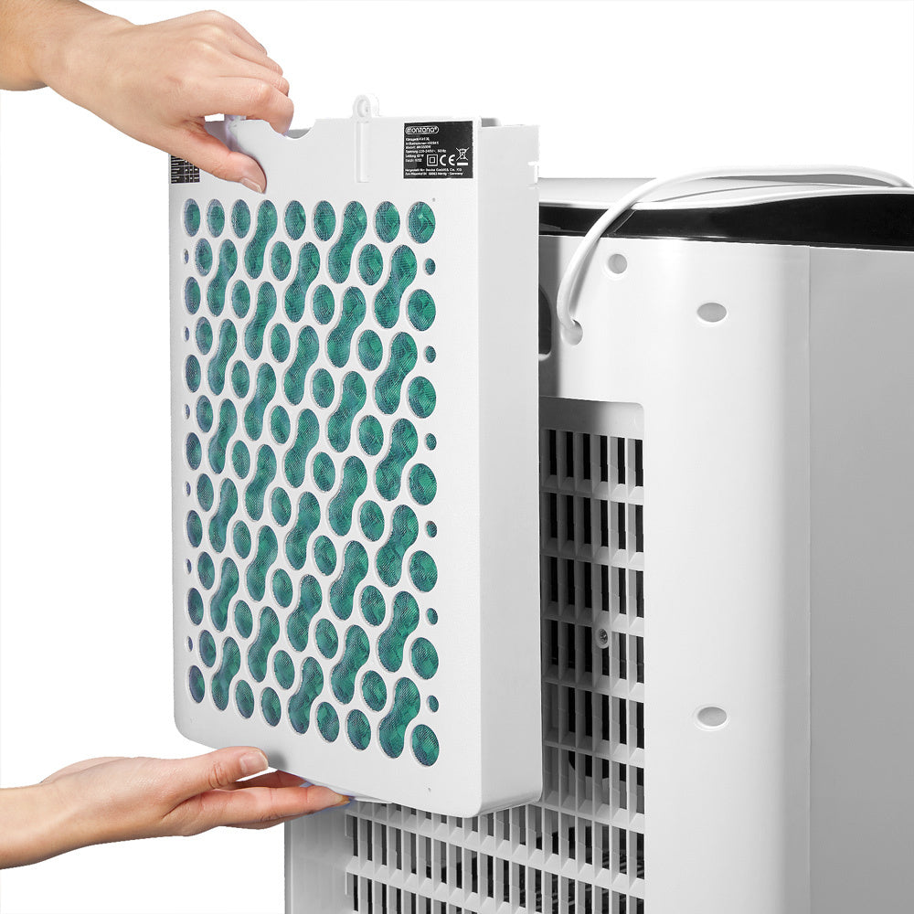 Monzana 4 in 1 Mobiele Aircooler - Wit - ionisator - luchtbevochtiger - afstandsbediening