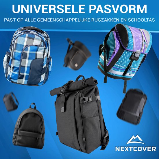 NEXTCOVER® Universele Rugzak Regenhoes [AquaShield] - Rugzak Regenhoes Waterdicht als extra bescherming voor rugzak waterdicht - Rugzak Regenhoes Reflecterend - Neongroen