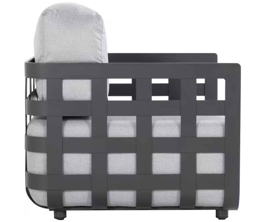 Hartman Cestelli Loungestoel Aluminium Charcoal – 84x84x85 cm