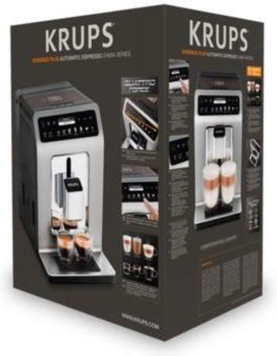 Krups Evidence+ EA894T - Volautomatische Espressomachine - Premium Design - 19 Instellingen - Personaliseren - Voor Espresso & Cappuccino