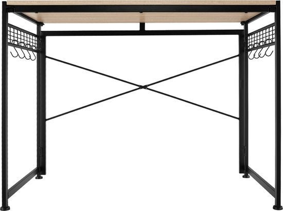 tectake® - Bureau Paterson inklapbaar 102x51x77cm - lichtbruin - 404661