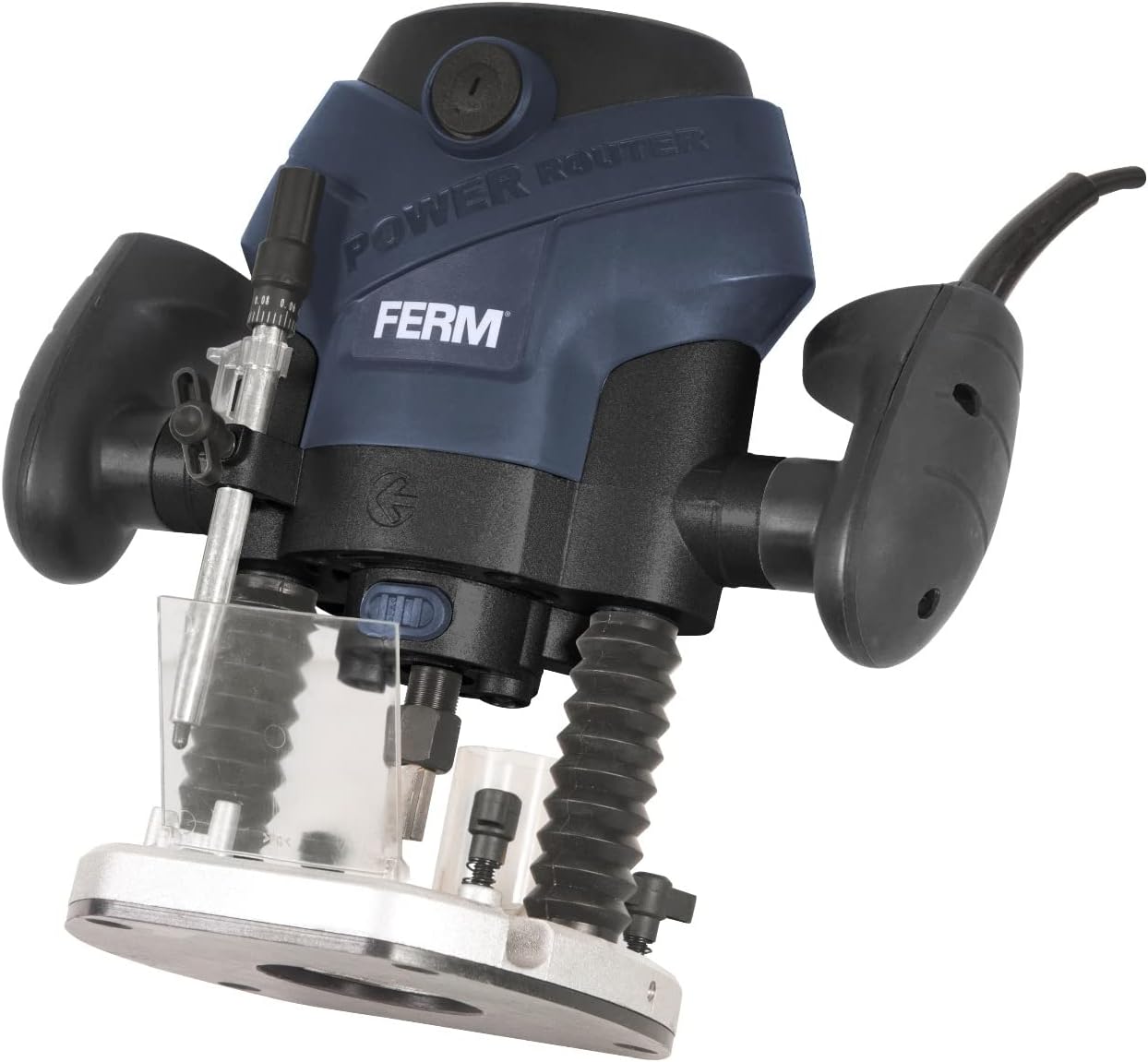 FERM Bovenfrees - PRM1015 - 1300W - 2 Spantangen - 60mm Freesdiepte - 30mm Freesdiameter - 6-delige