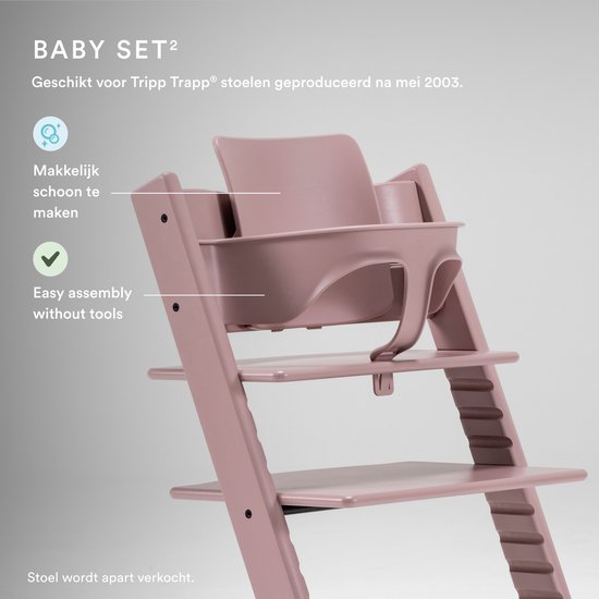 Stokke® Tripp Trapp® Baby Set V2 | Heather Mauve