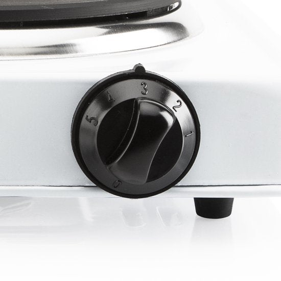 Tristar Elektrische kookplaat 2500W - KP-6245 - 2 Kookzone - Vrijstaand - Wit