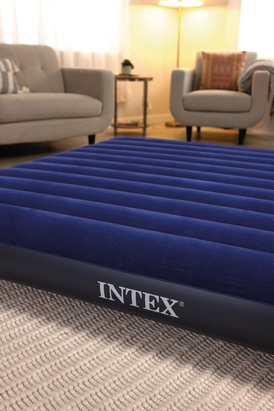 Intex King Dura-Beam Classic Downy Luchtbed - 203x183x22 cm