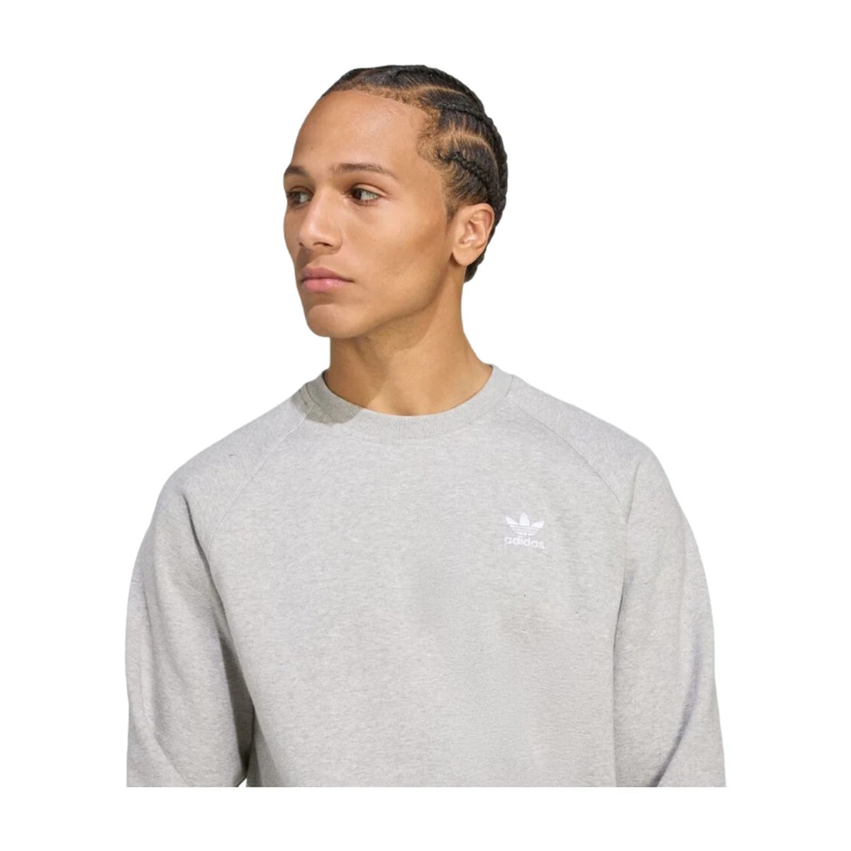adidas Trefoil Essentials Sweater - JY6140 - Grijs - Maat L