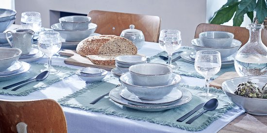 Mica Decorations Tabo Serviesset 4 Persoons - Grijs