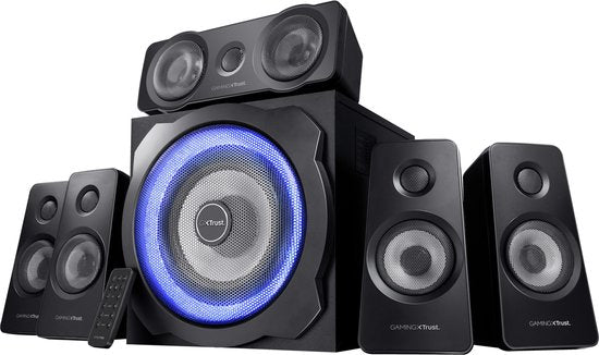 Trust GXT 658 Tytan - Gaming Speakerset - 5.1 Surround - 180W Piekvermogen - Zwart