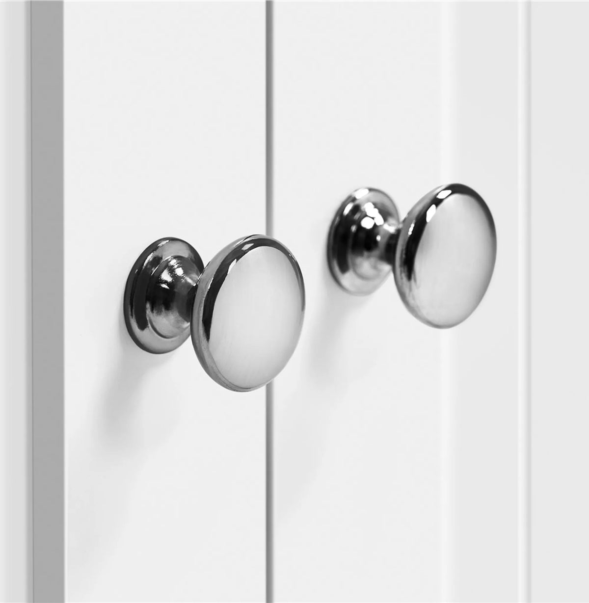 Yaheetech Badkamerkast met Dubbele Deur en Verstelbare Plank - 92,5 x 50 x 30 cm - Wit