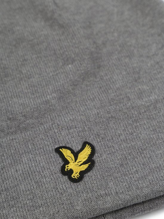 Lyle & Scott Muts Wol Blend Grijs - Maat one size fits all - Heren