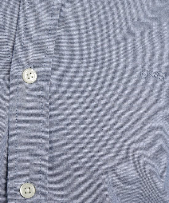 McGregor Overhemd Stretch Oxford Shirt Navy - Maat 3XL