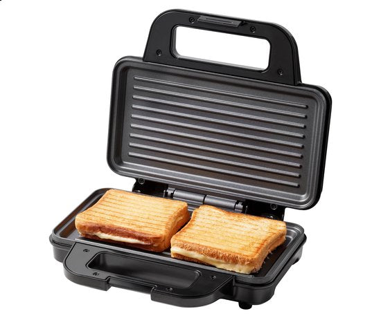 Tomado TGP2001S - XXL Tosti ijzer - Panini grill - PFAS vrij - Tosti apparaat - 900 watt - Zwart/rvs