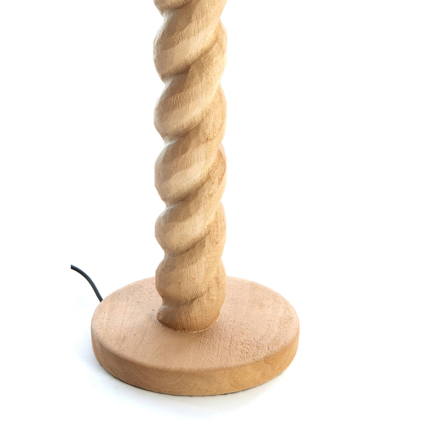 Nanno Lampvoet - Hout - Ø15x45cm - Naturel