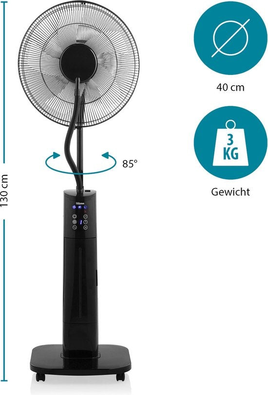 Tristar VE-5884 Mistventilator – Diameter 40 cm – Ionisator – Timerfunctie