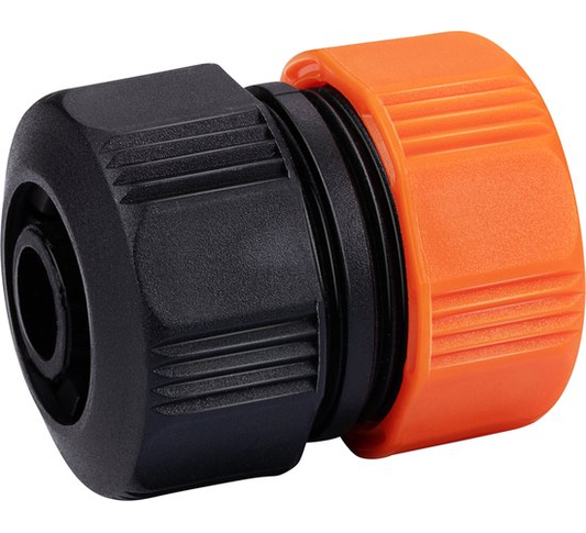 BLACK+DECKER Slangverbinder 3/4'' - 19 ⌀ CM - Tuinslangkoppelig - Zwart/Oranje