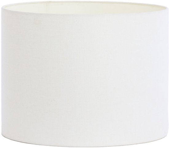 Light & Living Cilinder lampenkap Livigno - Wit - Ø50x38cm - Modern