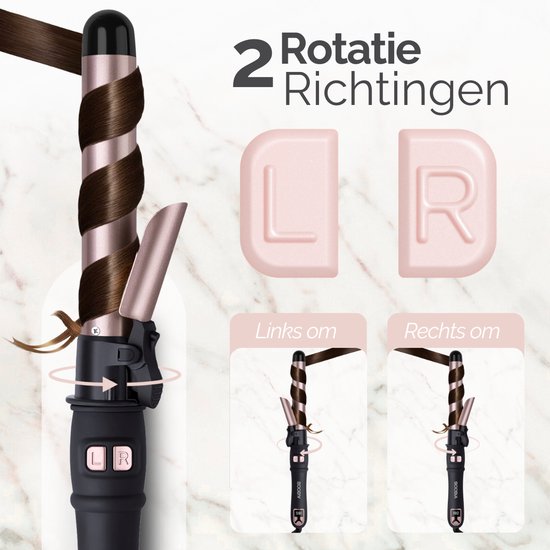 Soosia Automatische Krultang - Haar Kruller Automatisch - Krultangen - Hair Curler - Curling Iron
