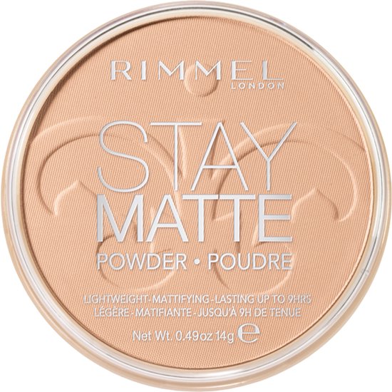 Rimmel London Stay Matte Geperste Poeder - Zijdeachtig Beige - Beige