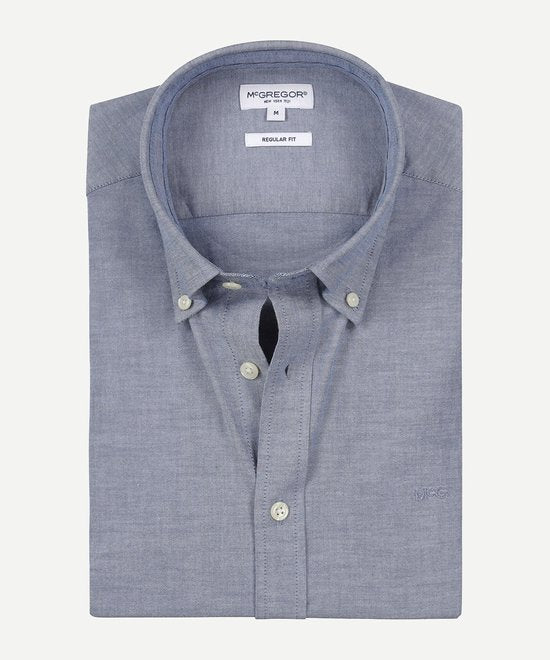 McGregor Overhemd Stretch Oxford Shirt Navy - Maat 3XL