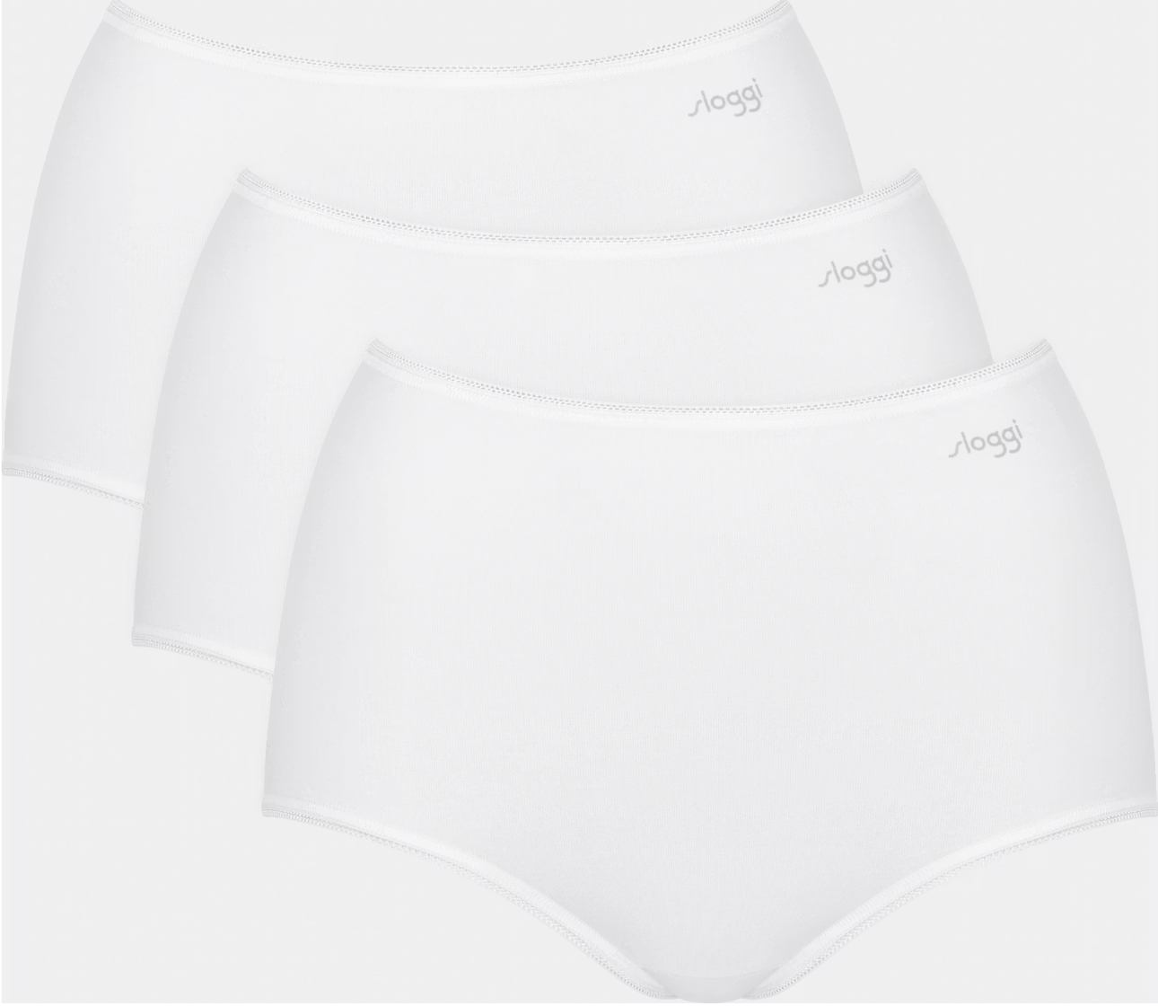 Sloggi Pure Comfort H Maxi Slip 3-pack - Wit - Maat XS