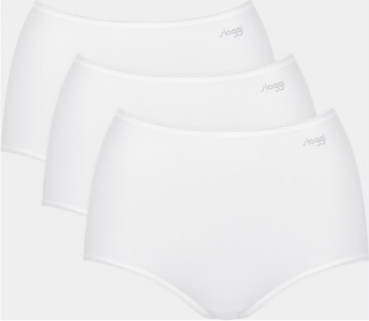 Sloggi Pure Comfort H Maxi Slip 3-pack - Wit - Maat XS