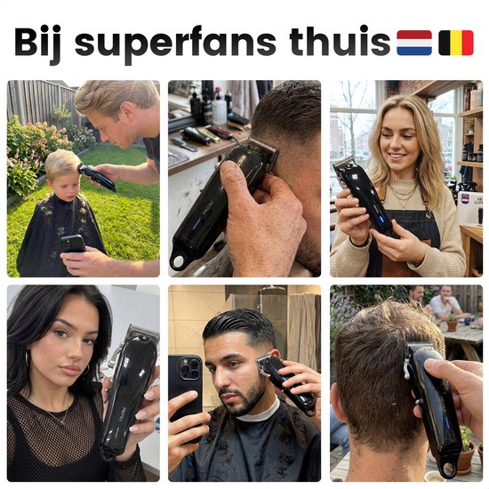 Tondeuse Mannen Hoofdhaar - Kappersset 20 Delig - Trimmer voor Hoofd & Baard - Haartrimmer Set met Kappersschaar