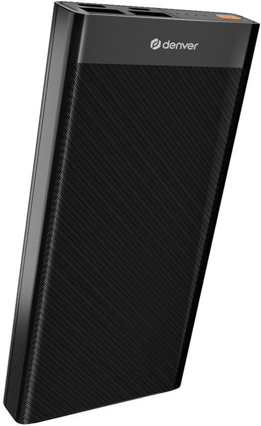 Denver Powerbank - 10000mAh - 22.5W Snelladen - Led Indicatie - Noodpakket - PQC10008