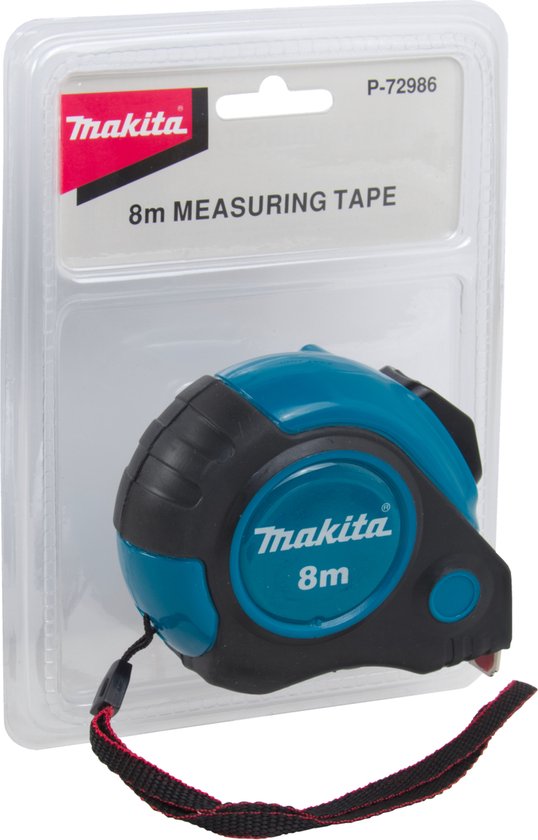Makita P-72986 Rolmaat 8 meter - Rolbandmaat - Meetlint - 8m / 26ft