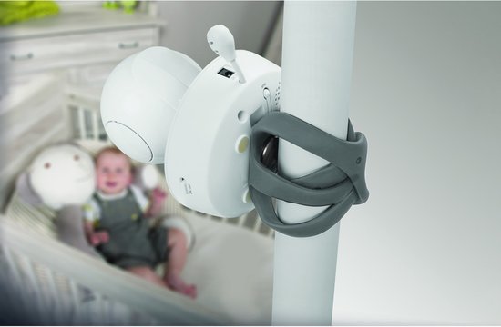Motorola Nursery Babyfoon met Camera - Baby Monitor VM 55 - Baby Camera met Kleuren Display, Tweeweg Communicatie en Infrarood Nachtvisie - 300M Bereik - Inzoomen, Kantelen en Draaien
